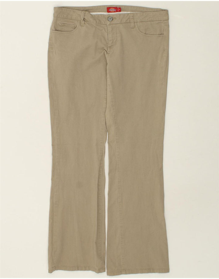 DICKIES Womens Bootcut Casual Trousers US 13 Large W34 L30 Beige Cotton Vintage Dickies and Second-Hand Dickies from Messina Hembry 