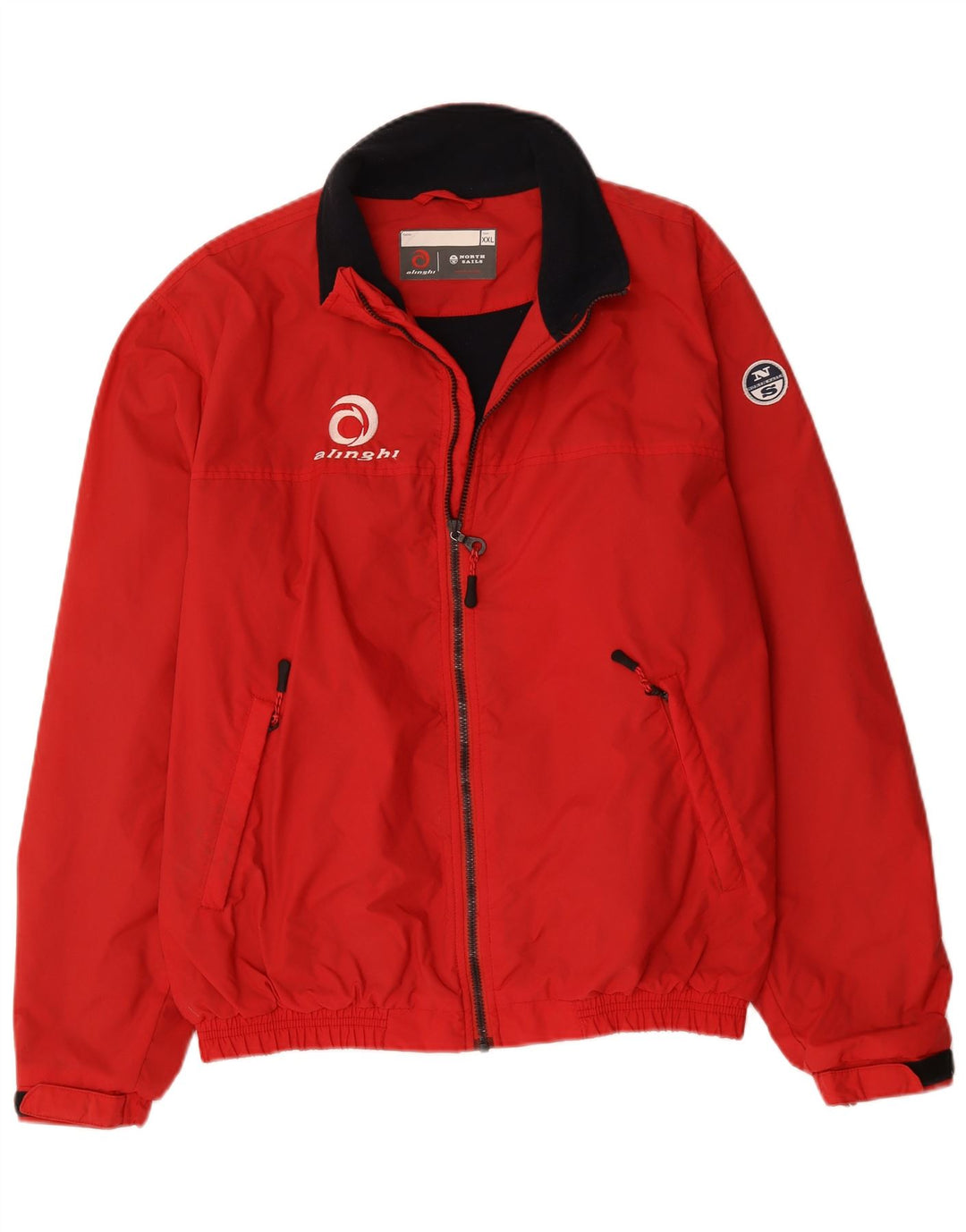 Jaqueta bomber North Sails Boys 14-15 anos 2XL poliamida vermelha