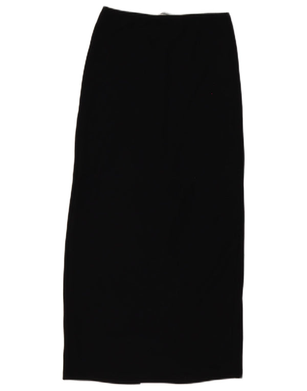 Saia midi feminina Zara pequena W28 preta