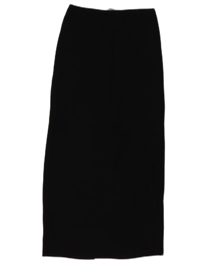 Saia midi feminina Zara pequena W28 preta