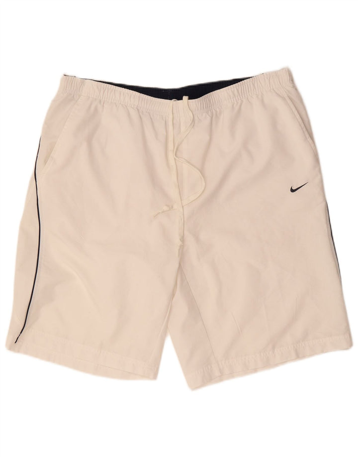Nike Mens Sport Shorts Grande Poliéster Branco