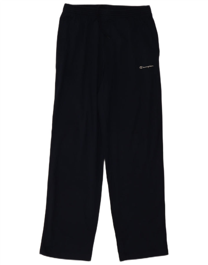 Calça de treino masculina Champion grande poliéster azul marinho
