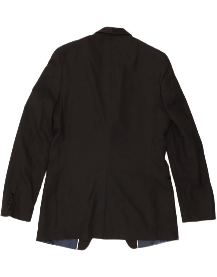 Jaqueta Blazer Masculina Marks & Spencer Slim Fit de 1 Botão Reino Unido 40 Médio Preto