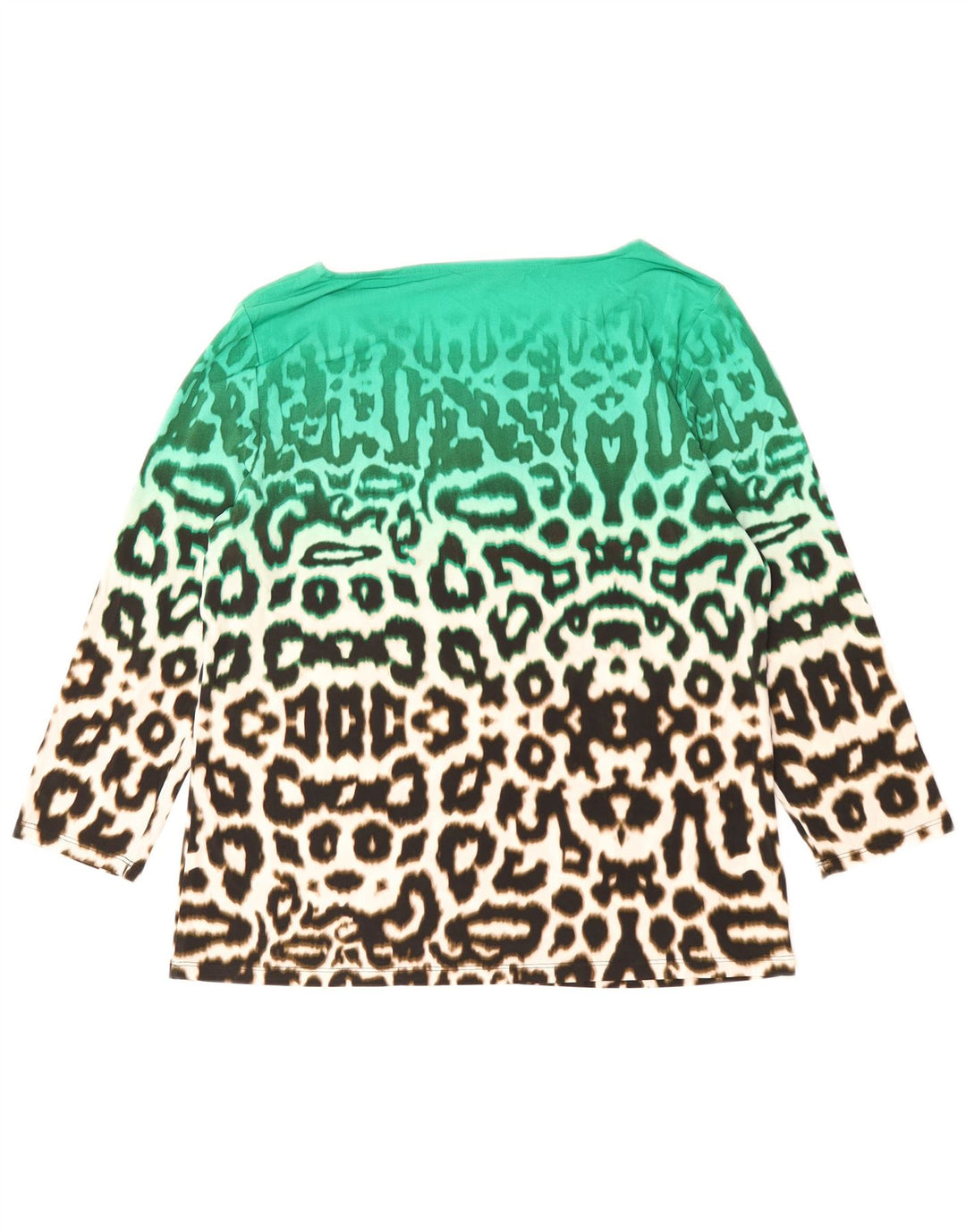 Blusa feminina Calvin Klein UK 16 grande estampa animal multicolorida