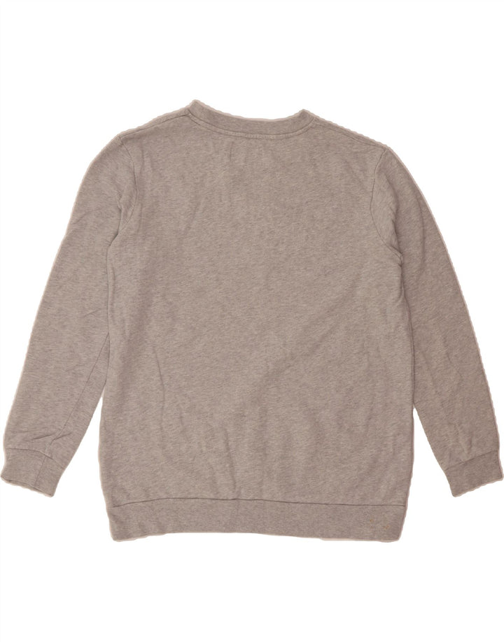 CALVIN KLEIN JEANS Womens Loose Fit Sweatshirt Jumper UK 14 Medium Grey Vintage Calvin Klein Jeans and Second-Hand Calvin Klein Jeans from Messina Hembry 