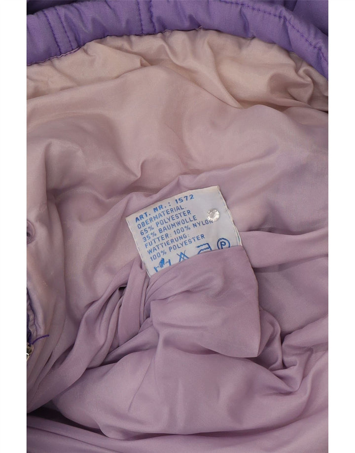 Casaco acolchoado feminino Univers EU 42 grande poliéster roxo