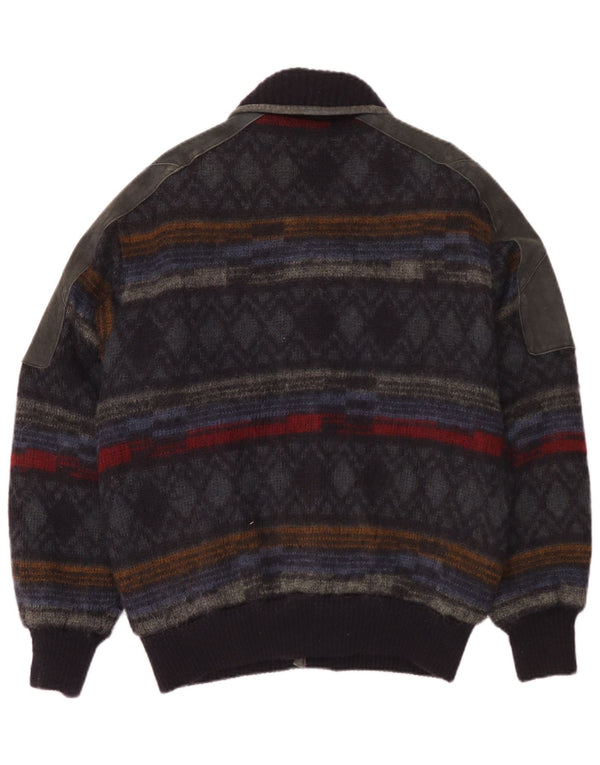 Jaqueta corta-vento masculina C&A Westbury EU 52/54 grande multicolorida geométrica
