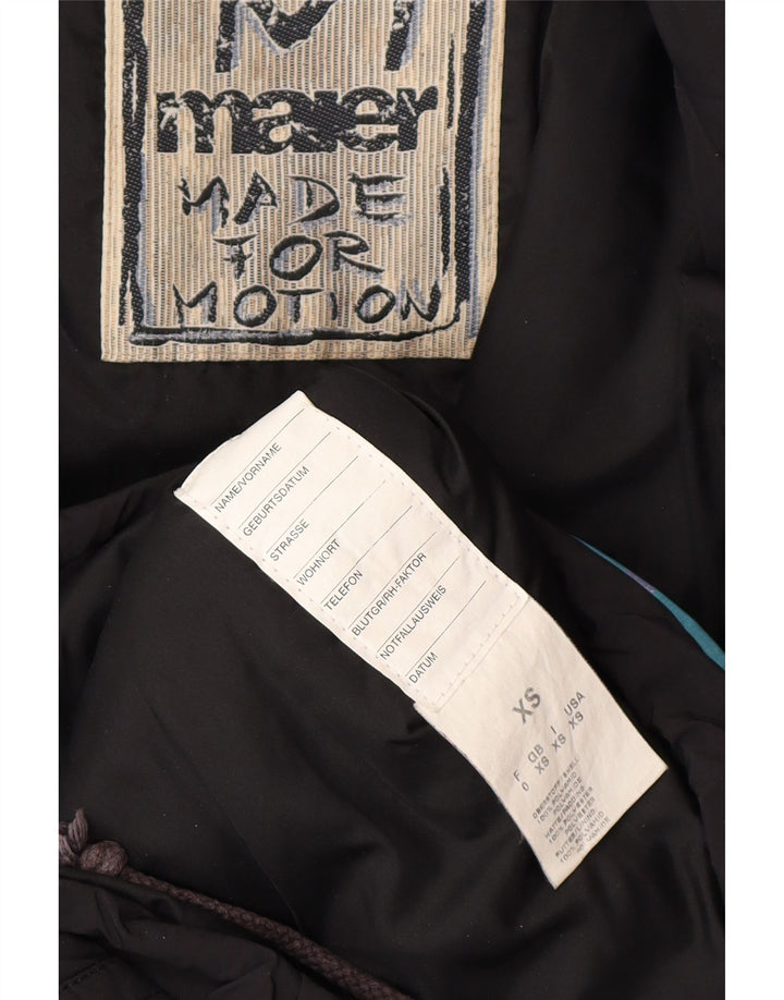 Jaqueta corta-vento masculina MAIER oversized pulôver Reino Unido 6 XS preto floral