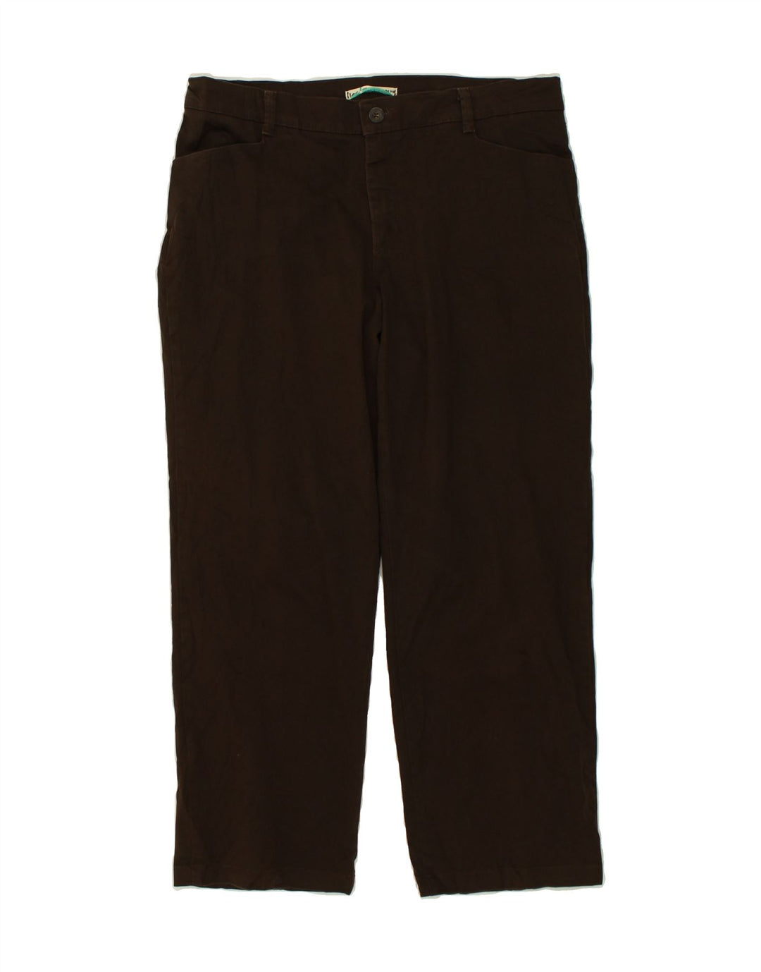 LEE Womens Relaxed Fit Straight Casual Trousers W36 L28 Brown | Vintage Lee | Thrift | Second-Hand Lee | Used Clothing | Messina Hembry 