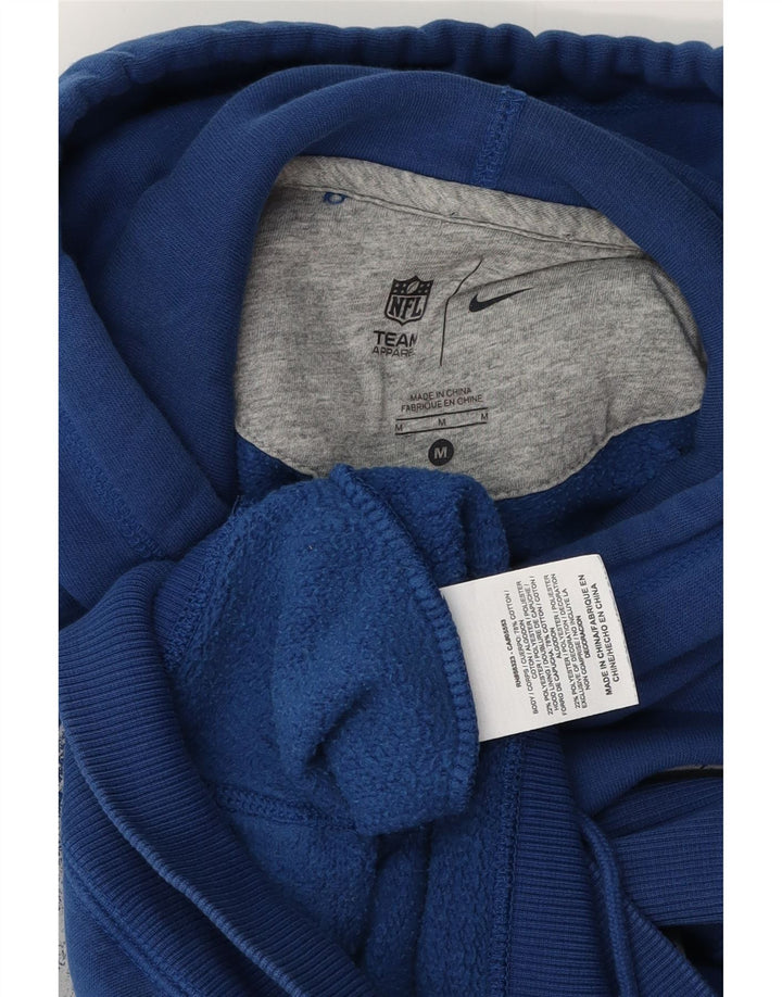 NIKE Mens Graphic Hoodie Jumper Médio Algodão Azul