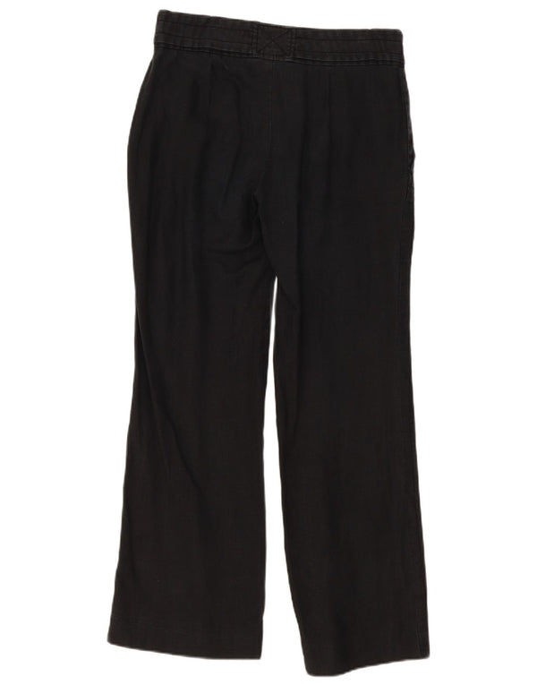 Zara Calça feminina casual bootcut pequena W26 L30 preta