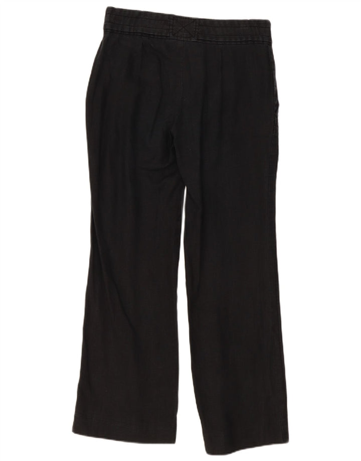 Zara Calça feminina casual bootcut pequena W26 L30 preta