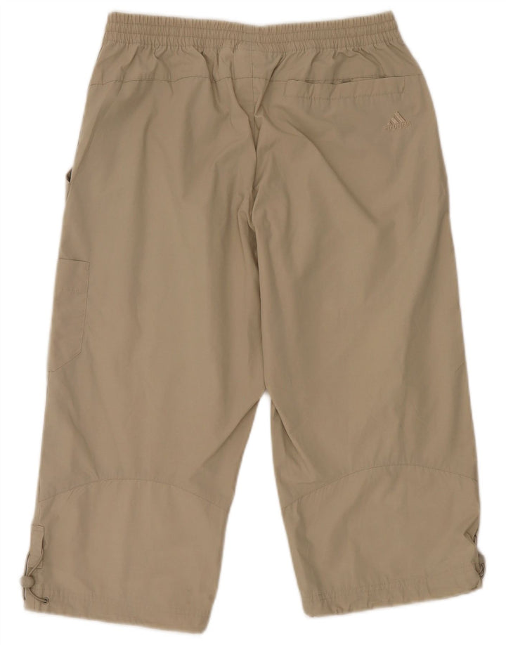 Calça Adidas Cargo Capri Masculina Pequena Poliéster Bege