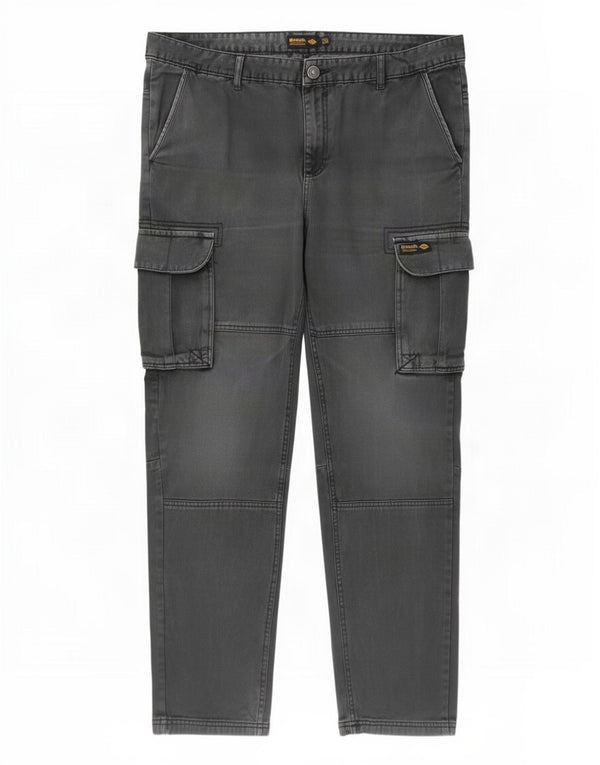Calça cargo masculina cônica Bench W34 L31 algodão cinza