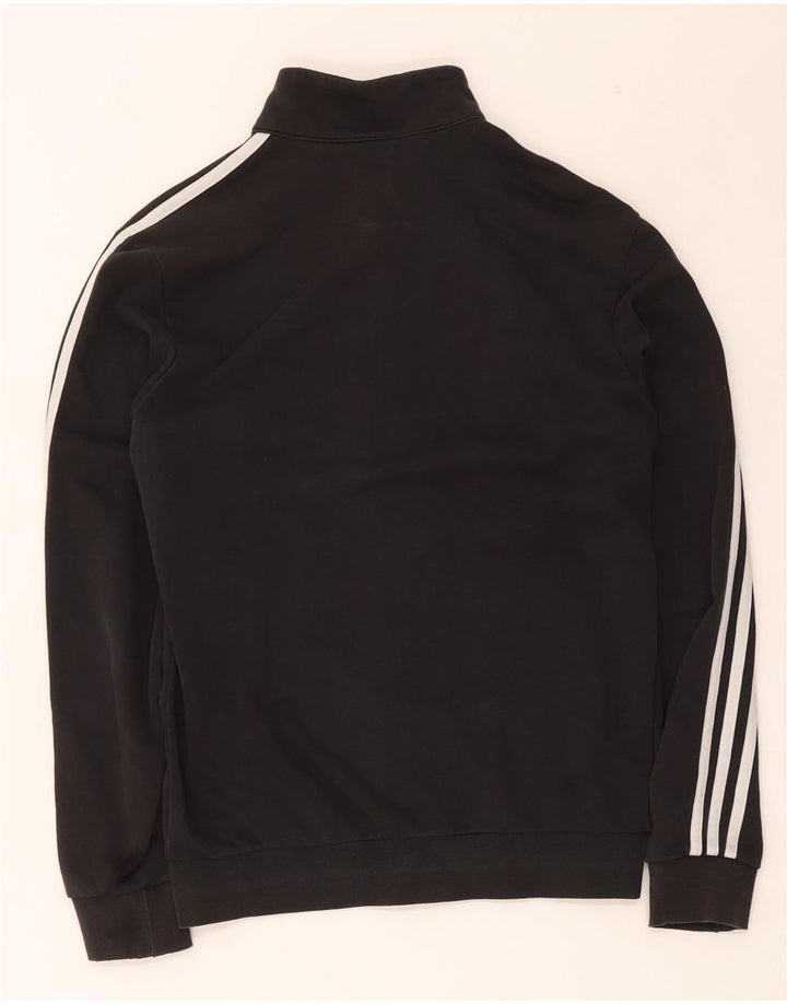 Adidas Mens Treino Top Jacket Pequeno Algodão Preto