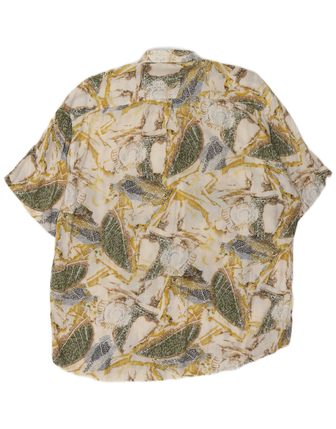 Camisa masculina de manga curta MAC médio bege floral