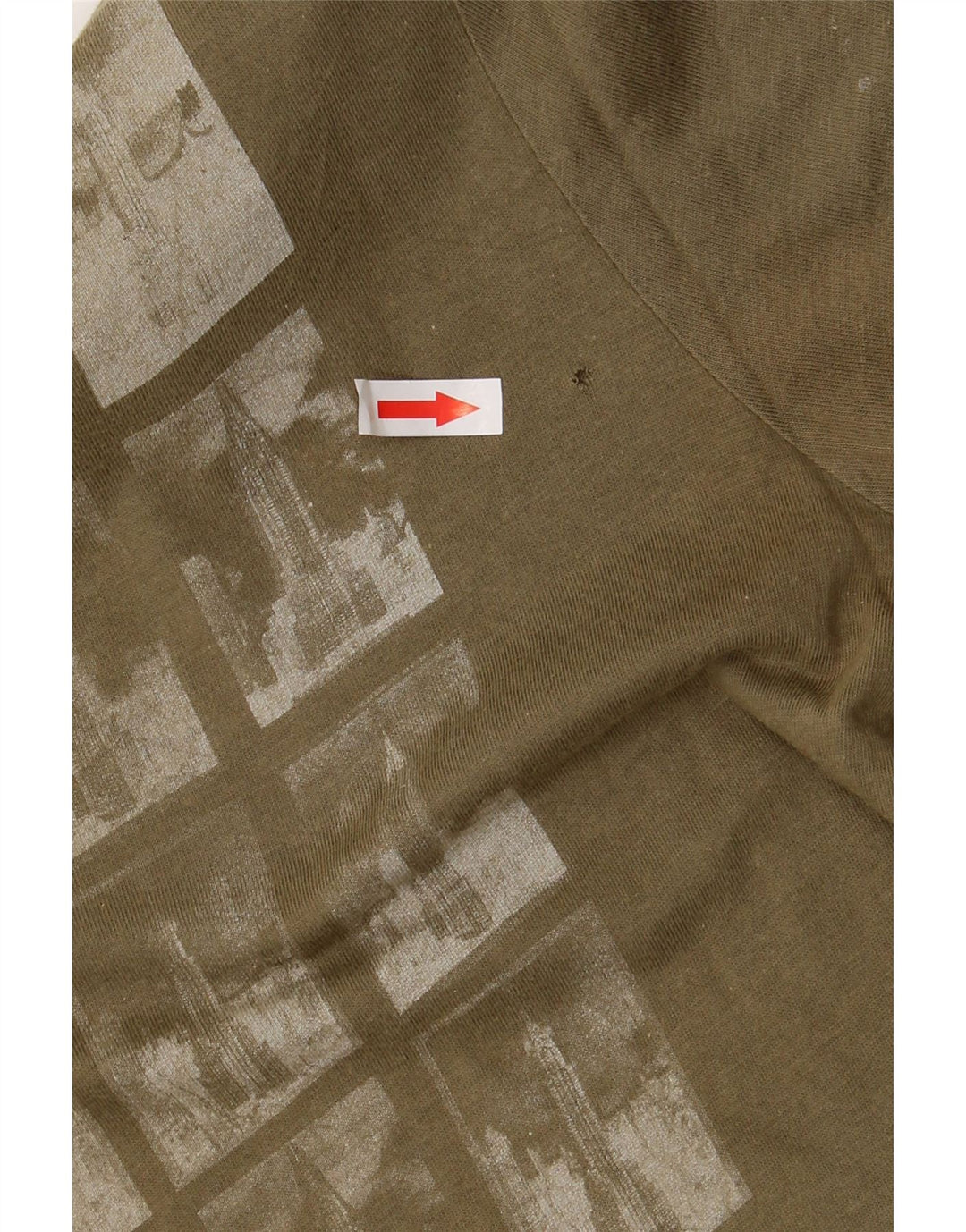 Camiseta masculina CALVIN KLEIN JEANS com estampa gráfica de algodão cáqui médio