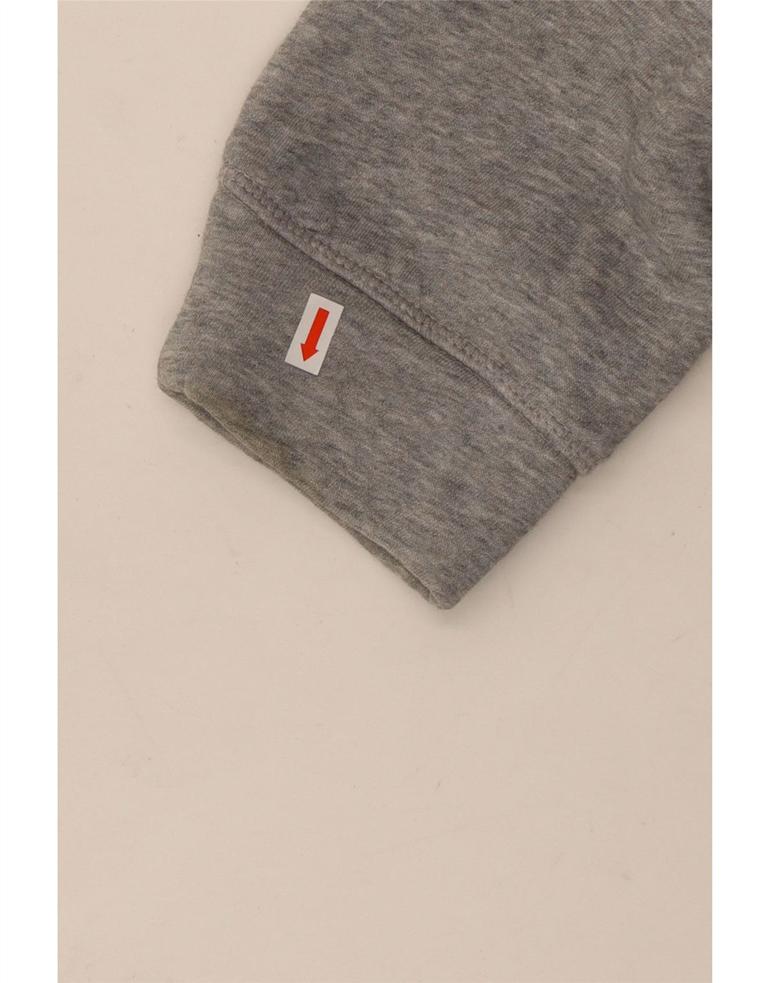Suéter com capuz gráfico oversized feminino TOMMY HILFIGER Reino Unido 14 cinza médio