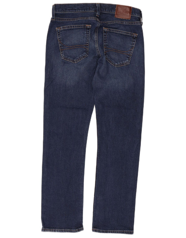 Hollister Mens Slim Straight Jeans W30 L30 Azul