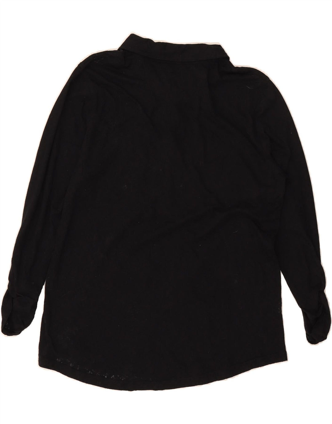 EDDIE BAUER Womens Pullover Shirt UK 14 Medium Black Vintage Eddie Bauer and Second-Hand Eddie Bauer from Messina Hembry 