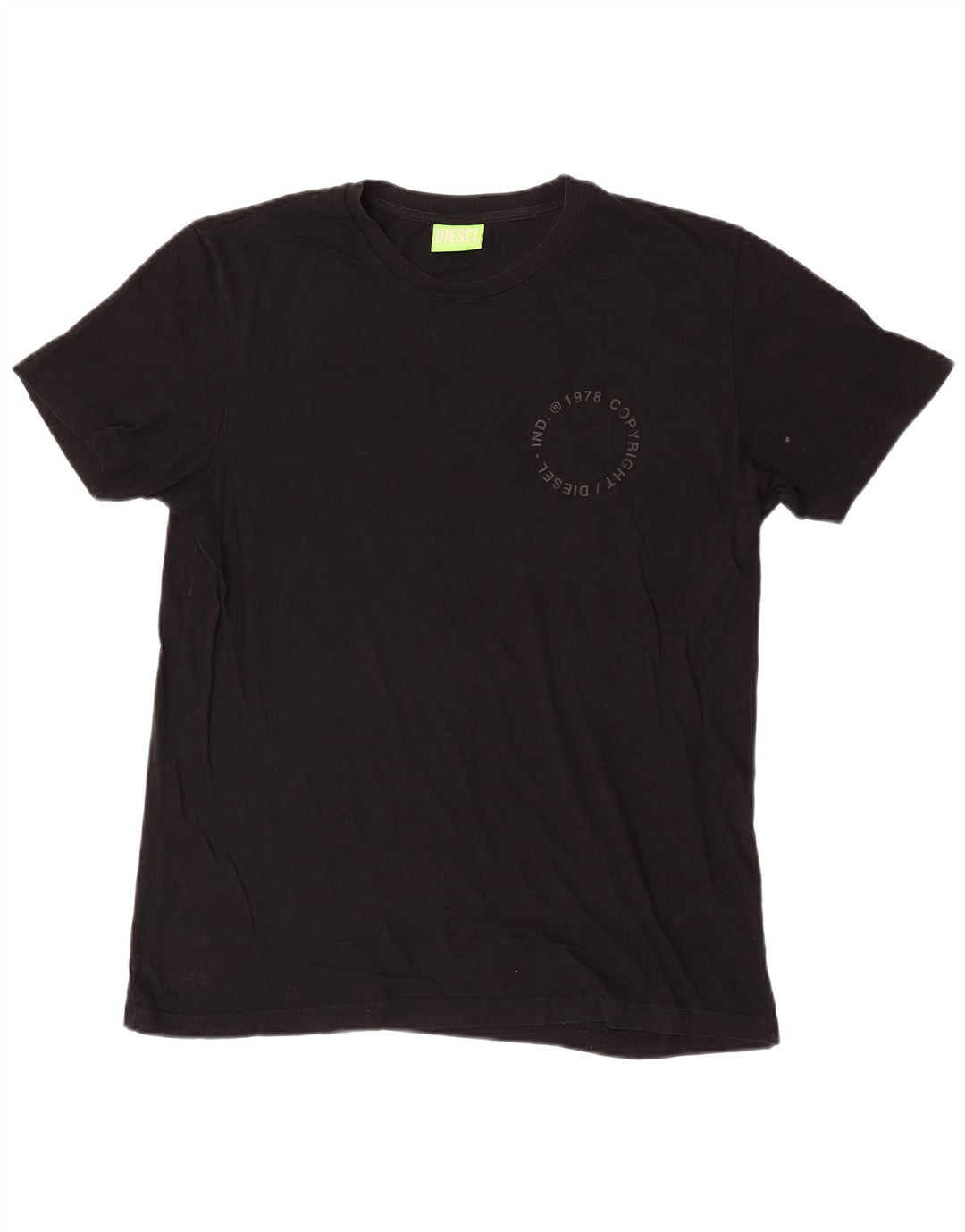 Camiseta masculina diesel Diesel Top XL algodão preto