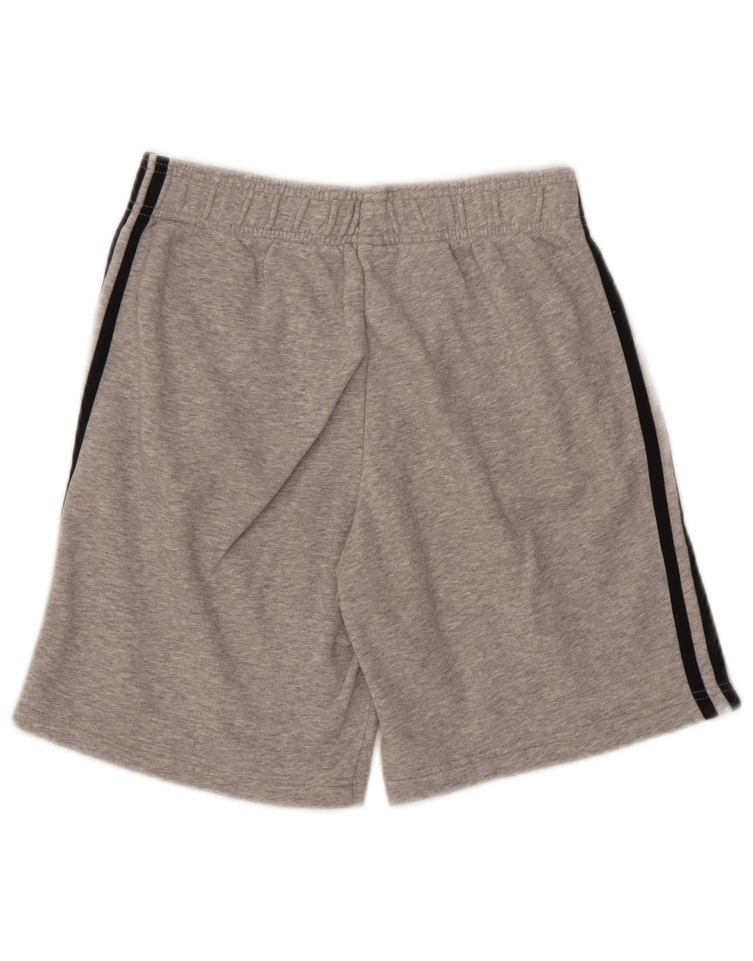 Shorts esportivos masculinos Adidas 13-14 anos cinza algodão
