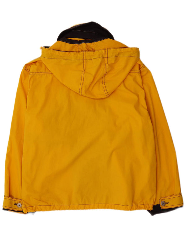 Jaqueta bomber masculina com capuz Pit Stop UK 42 XL amarelo colorblock algodão