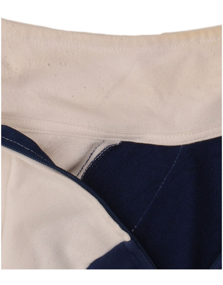 CHAMPION Jaqueta masculina de agasalho XL azul colorblock algodão