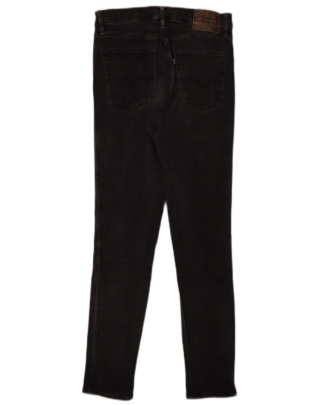 Jeans skinny feminino LEVI'S W28 L30 algodão preto