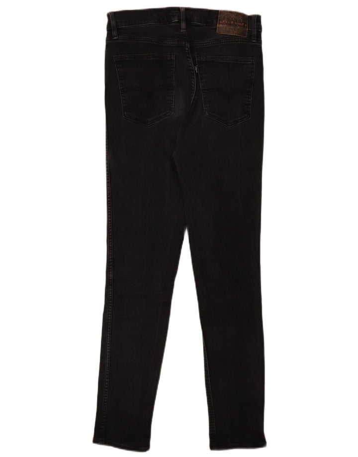 Jeans skinny feminino LEVI'S W28 L30 algodão preto