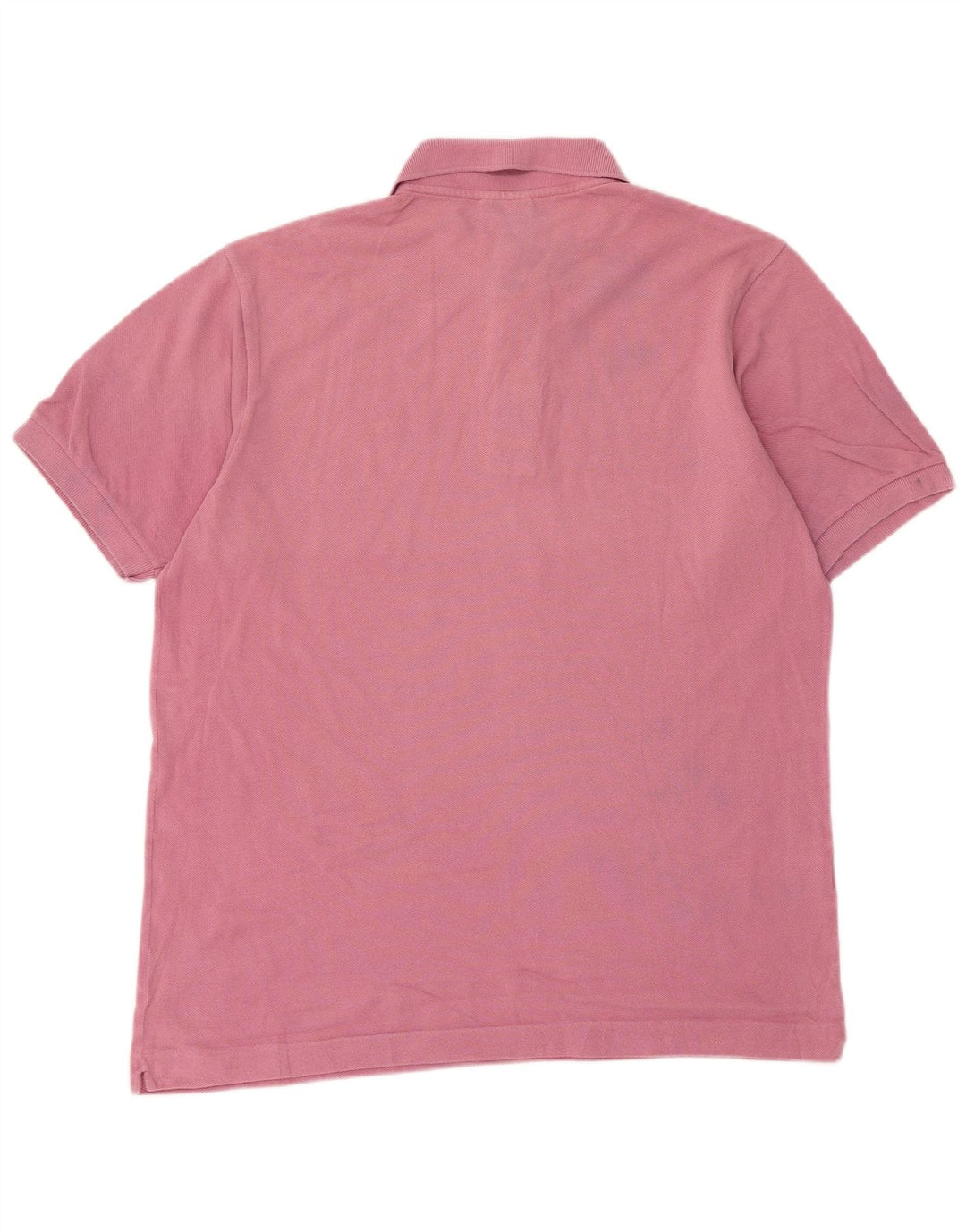Camisa polo masculina Lacoste tamanho 5 grande algodão rosa