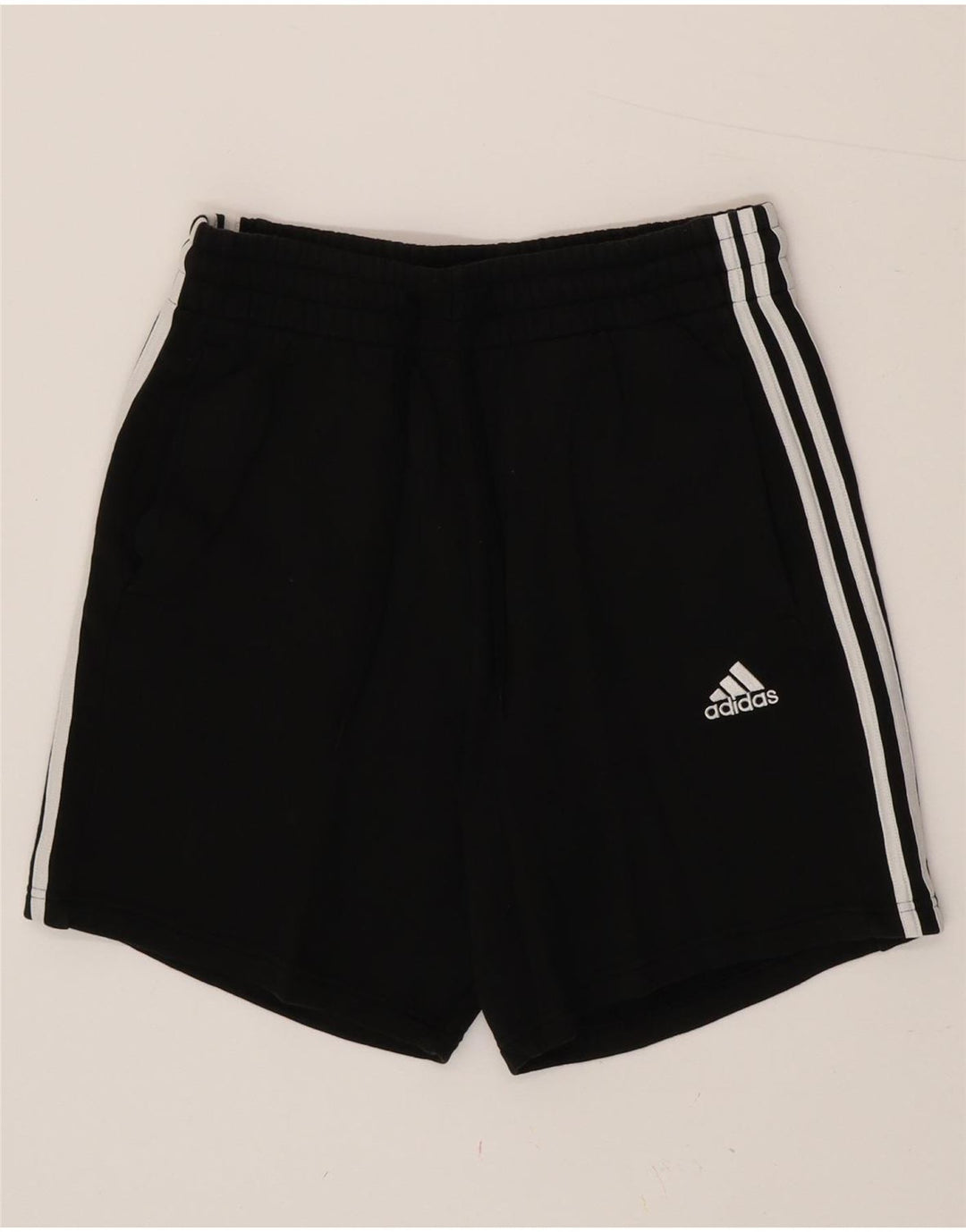 Adidas Mens Sport Shorts Médio Algodão Preto