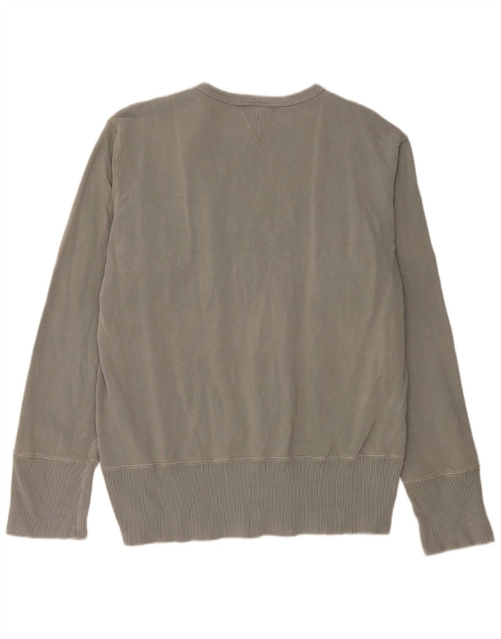 Diesel masculino gráfico moletom jumper XL cinza