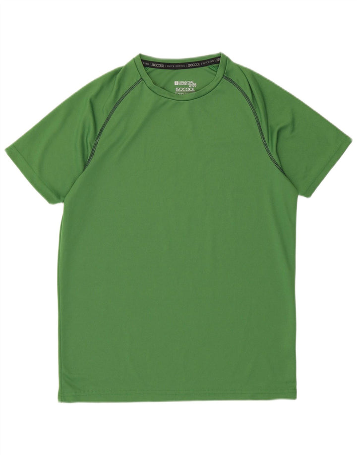 Camiseta masculina Mountain Warehouse em poliéster verde pequeno