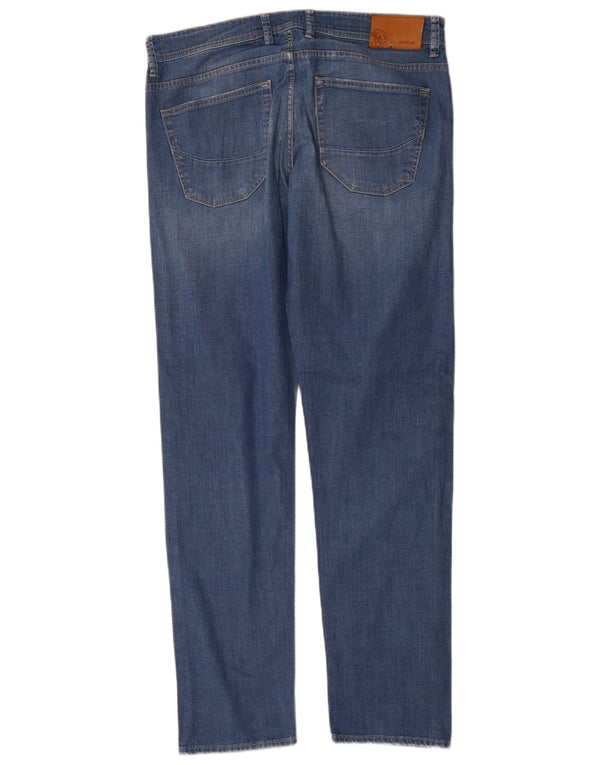 SIVIGLIA Mens Straight Jeans W36 L33 Blue Cotton