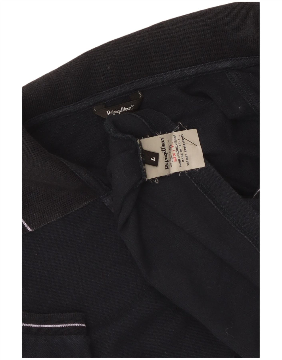 Camisa polo feminina Refrigiwear UK 14 grande azul marinho