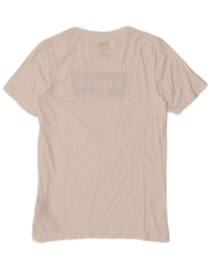 Camiseta Levi's Boys Graphic 13-14 Anos Algodão Branco