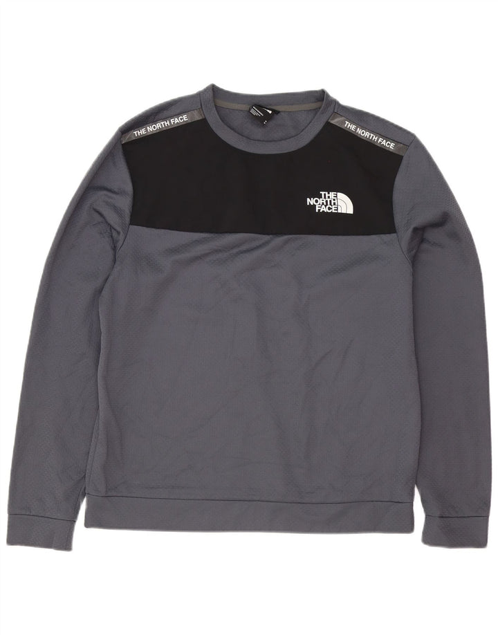 Fato de treino masculino The North Face Graphic Full cinza médio bloco colorido
