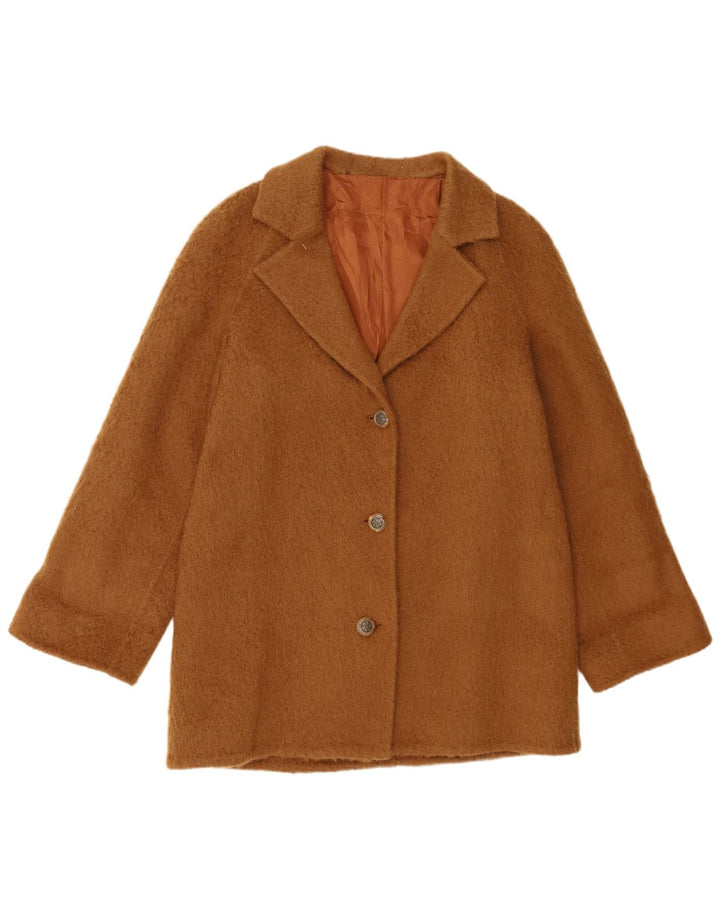Sobretudo feminino vintage IT 48 XL marrom
