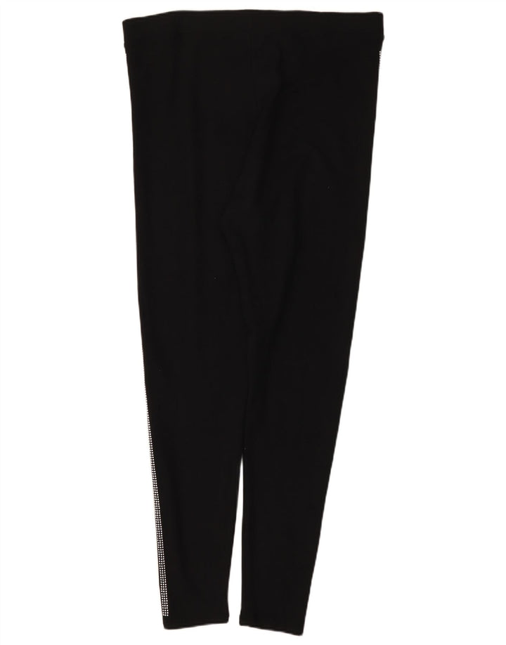 Leggings femininos Marks & Spencer Reino Unido 18 XL preto viscose