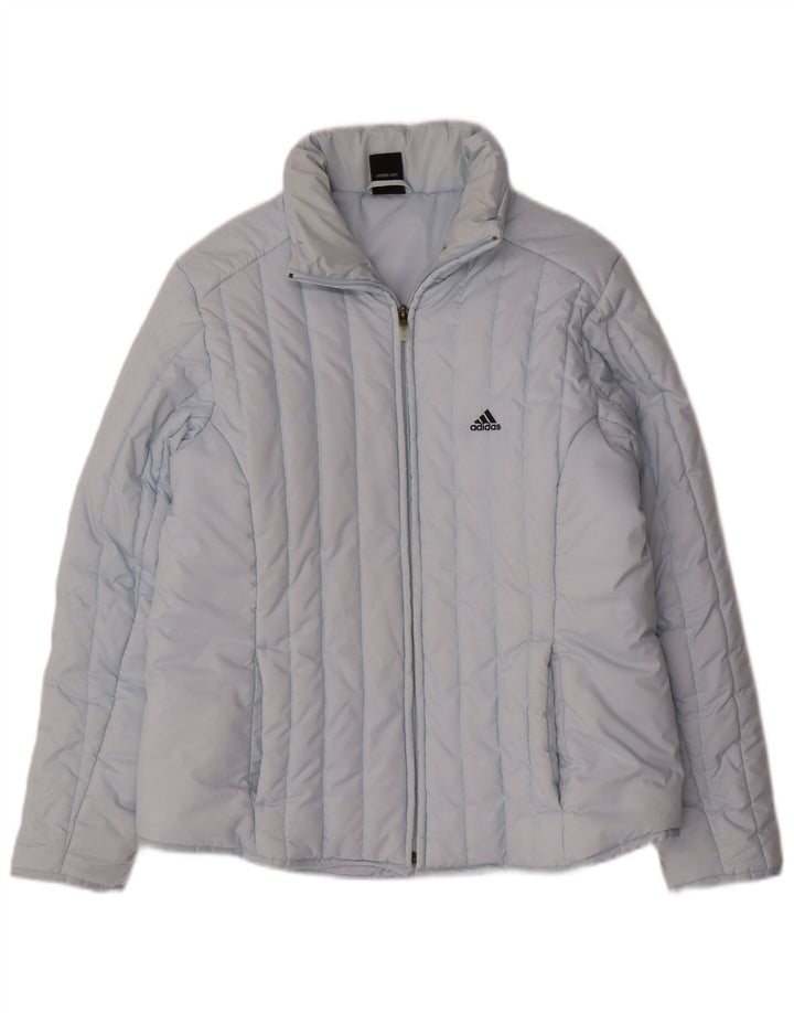 Jaqueta Acolchoada Feminina ADIDAS UK 14 Médio Azul Poliéster