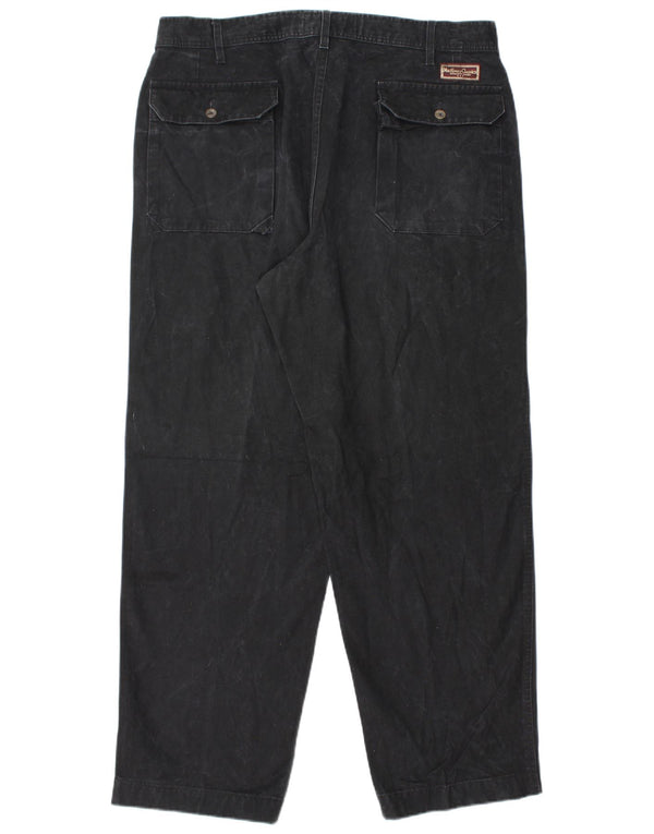 Calça Chino Cônica Masculina Marlboro Classics EU 54 2XL W36 L31 Preta