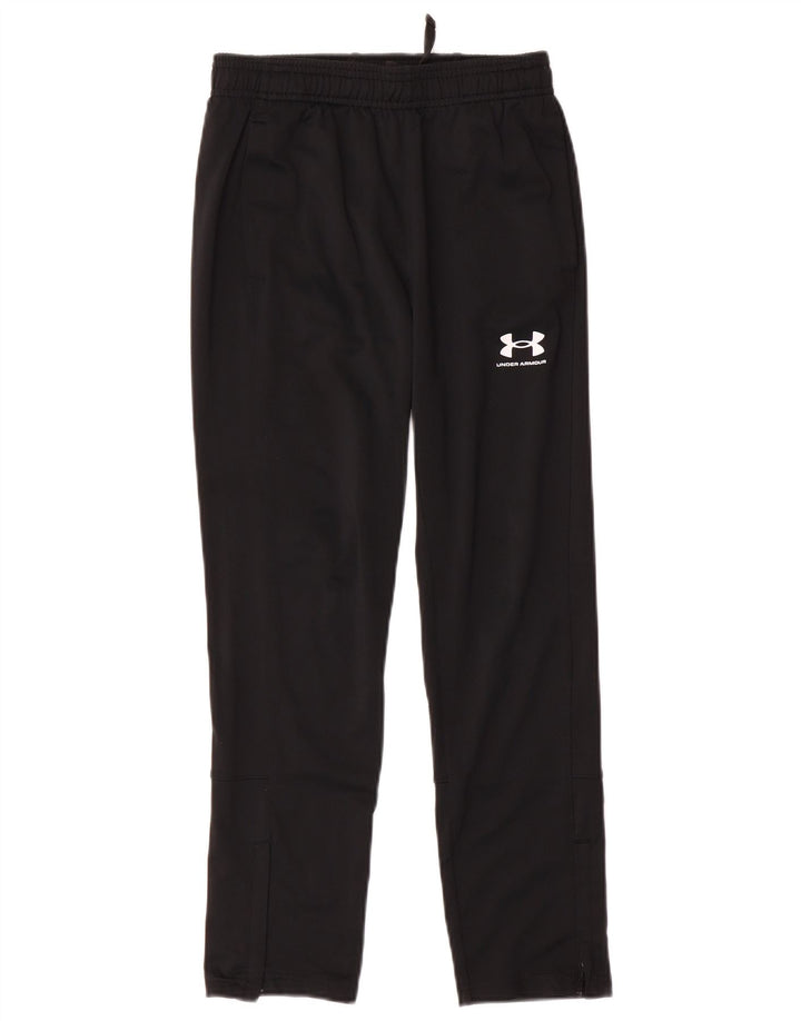 Calça de treino Under Armour Boys 9-10 anos médio preto poliéster