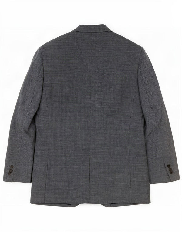 Jaqueta Blazer Masculina Ralph Lauren Regular Fit 2 Botões UK 40 Seda Azul Grande