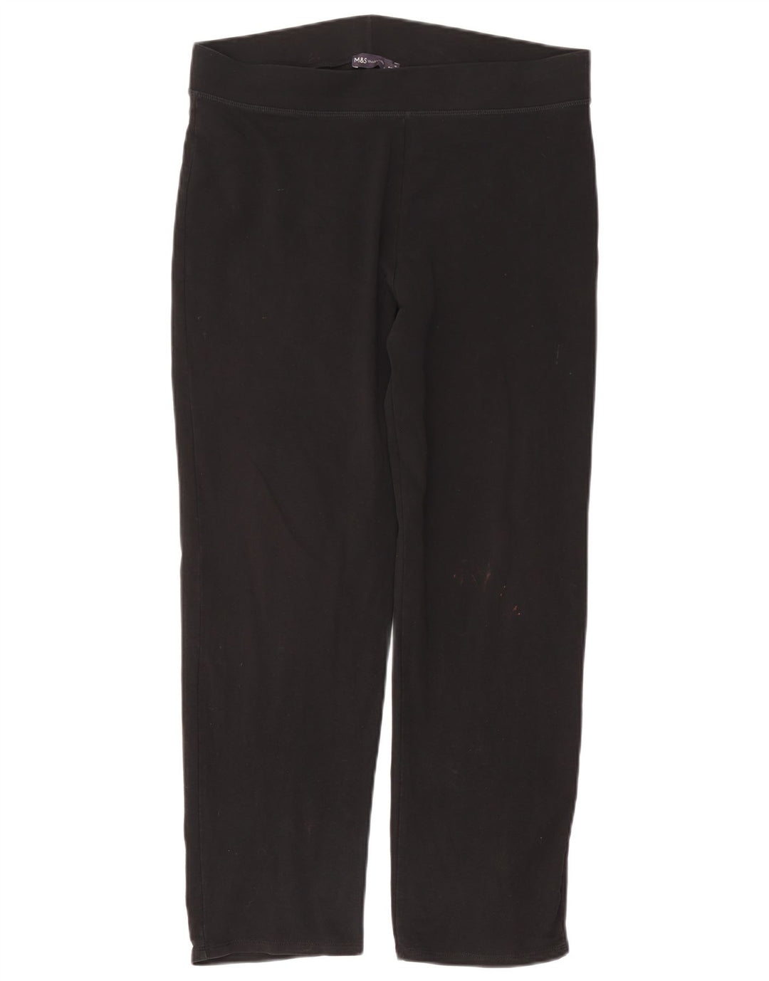 Leggings femininas Marks & Spencer Reino Unido 16 grande algodão preto