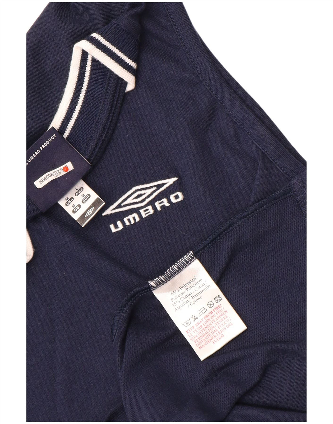 Colete masculino Umbro Top médio azul marinho poliéster