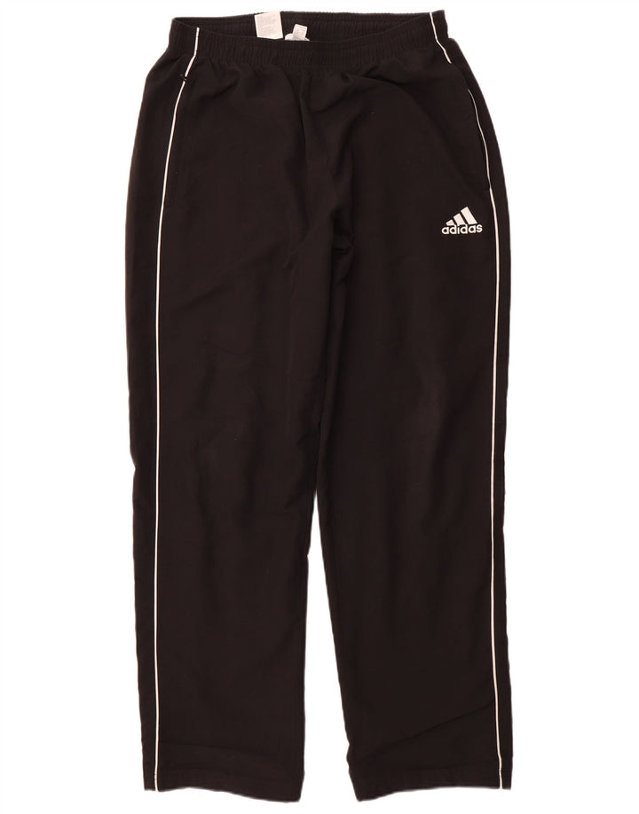 Calças de treino masculinas ADIDAS poliéster preto médio