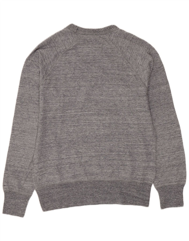 Franklin & Marshall moletom gráfico masculino jumper pequeno cinza manchado