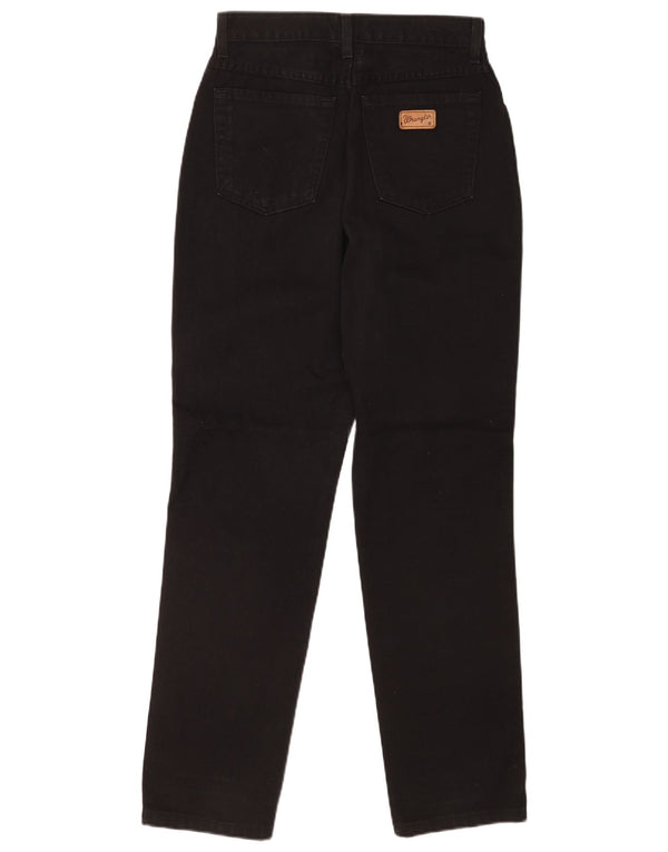 Wrangler Mens Lucy Calça Jeans Reta De Cintura Alta EUA 12 Grande W28 L32 Preto