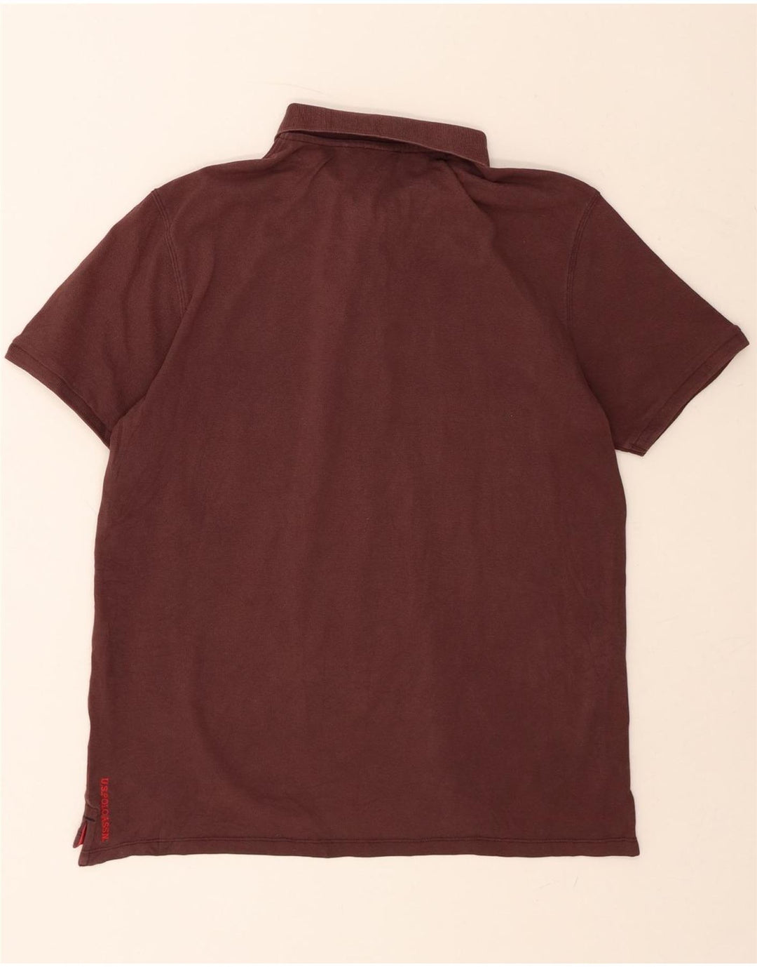 U.S. POLO ASSN. Mens Polo Shirt XL Brown Vintage U.S. Polo Assn. and Second-Hand U.S. Polo Assn. from Messina Hembry 